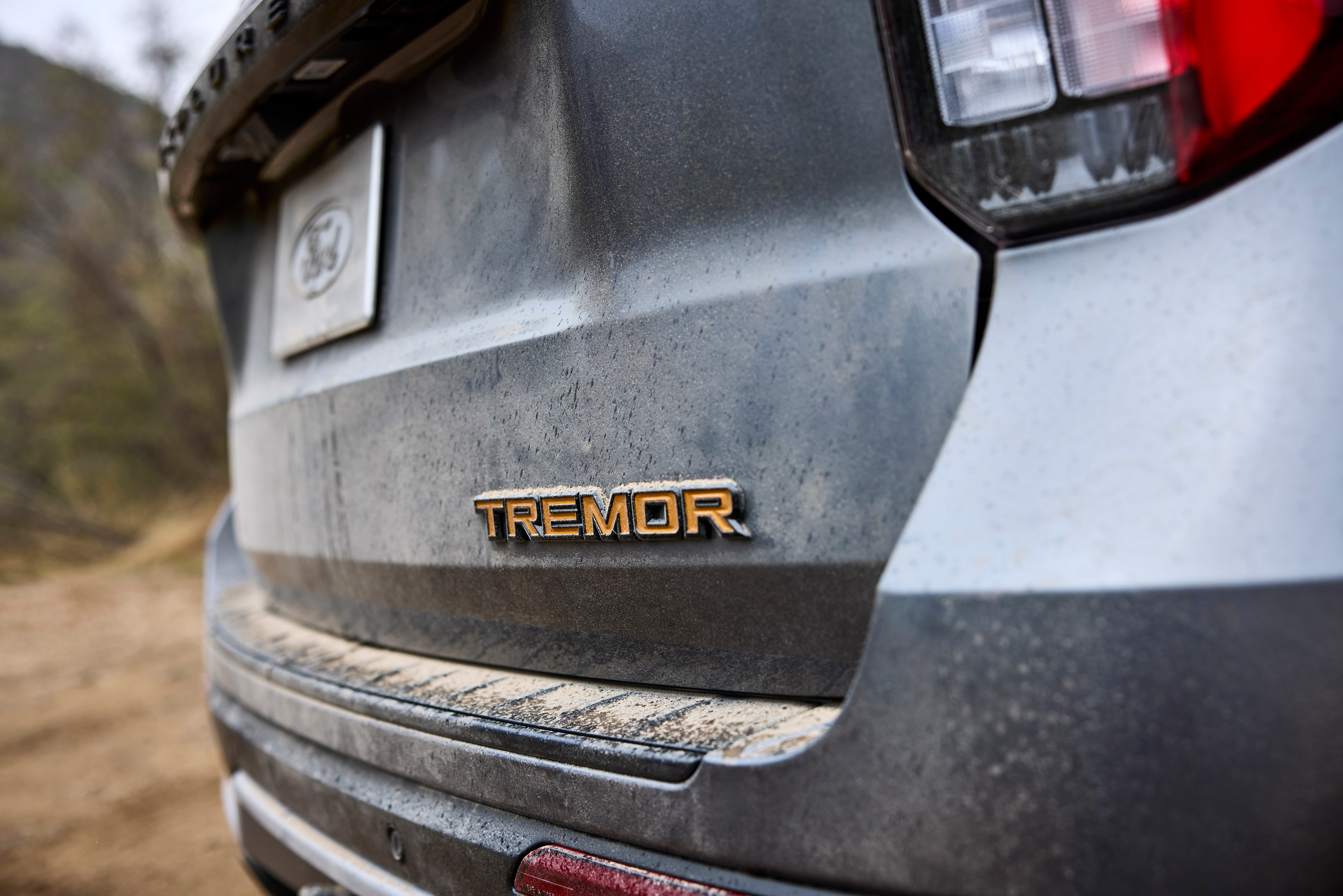 The back bumper of the Explorer Tremor.